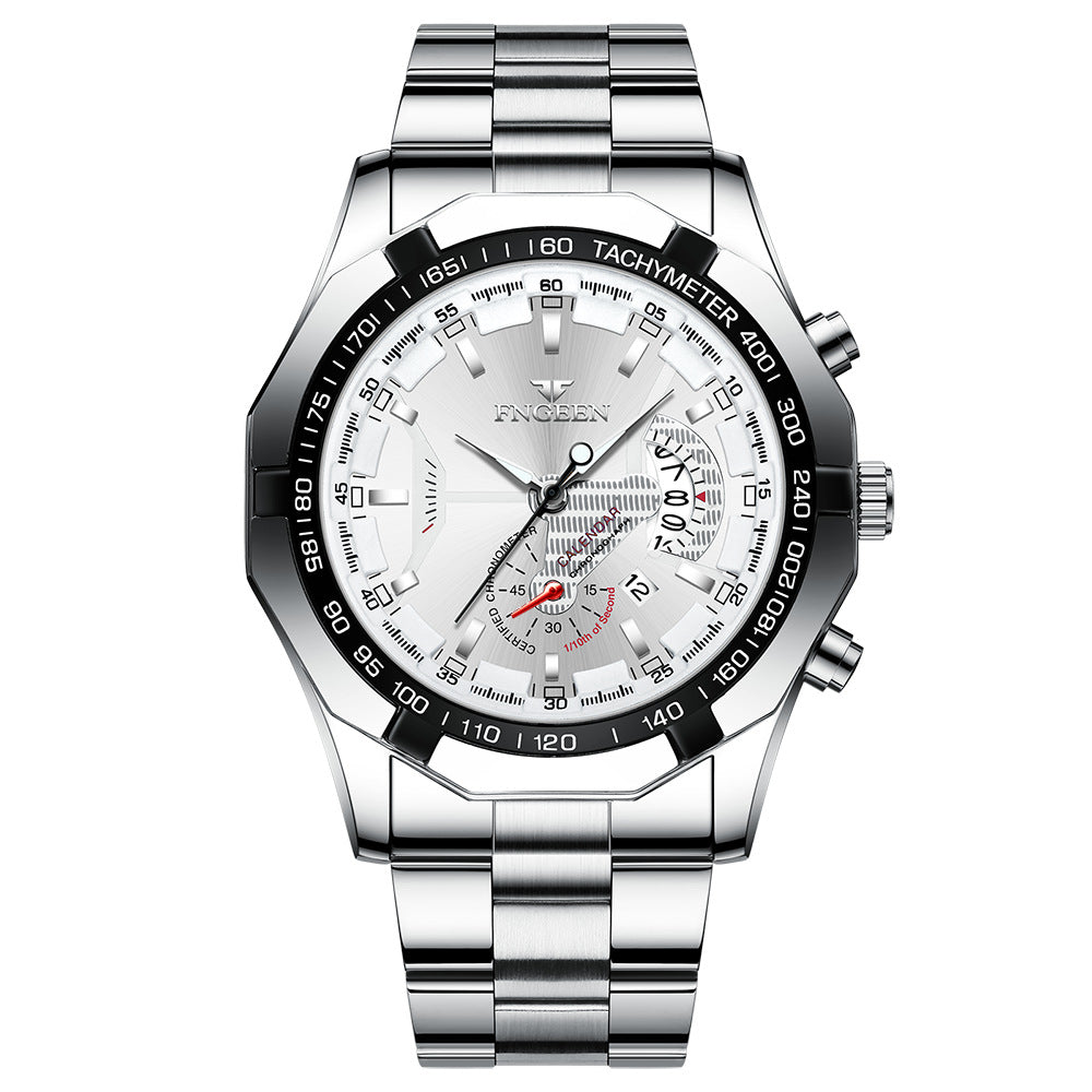 Creative New Calendar Waterproof Large Dial Watch