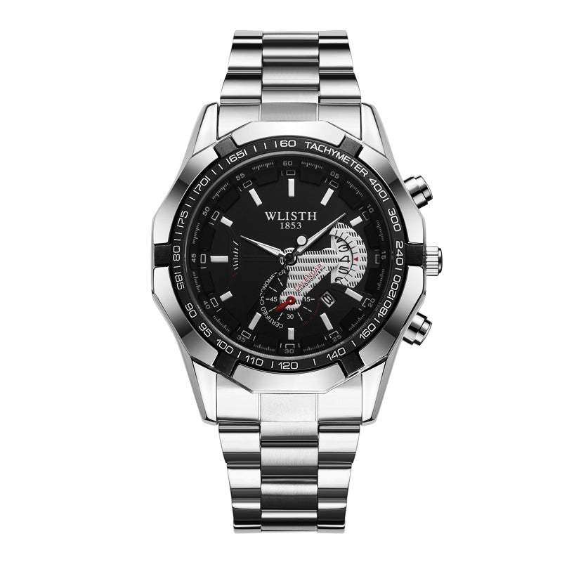 Waterproof large dial calendar creative men's watch