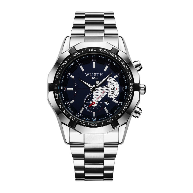 Waterproof large dial calendar creative men's watch