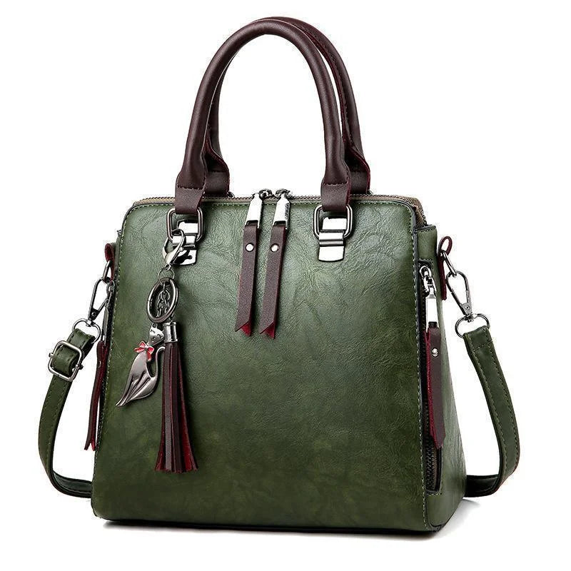 🔥Antique waxed leather crossover bag for sale